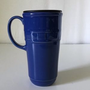 ‼️SOLD‼️ Longaberger pottery travel mug